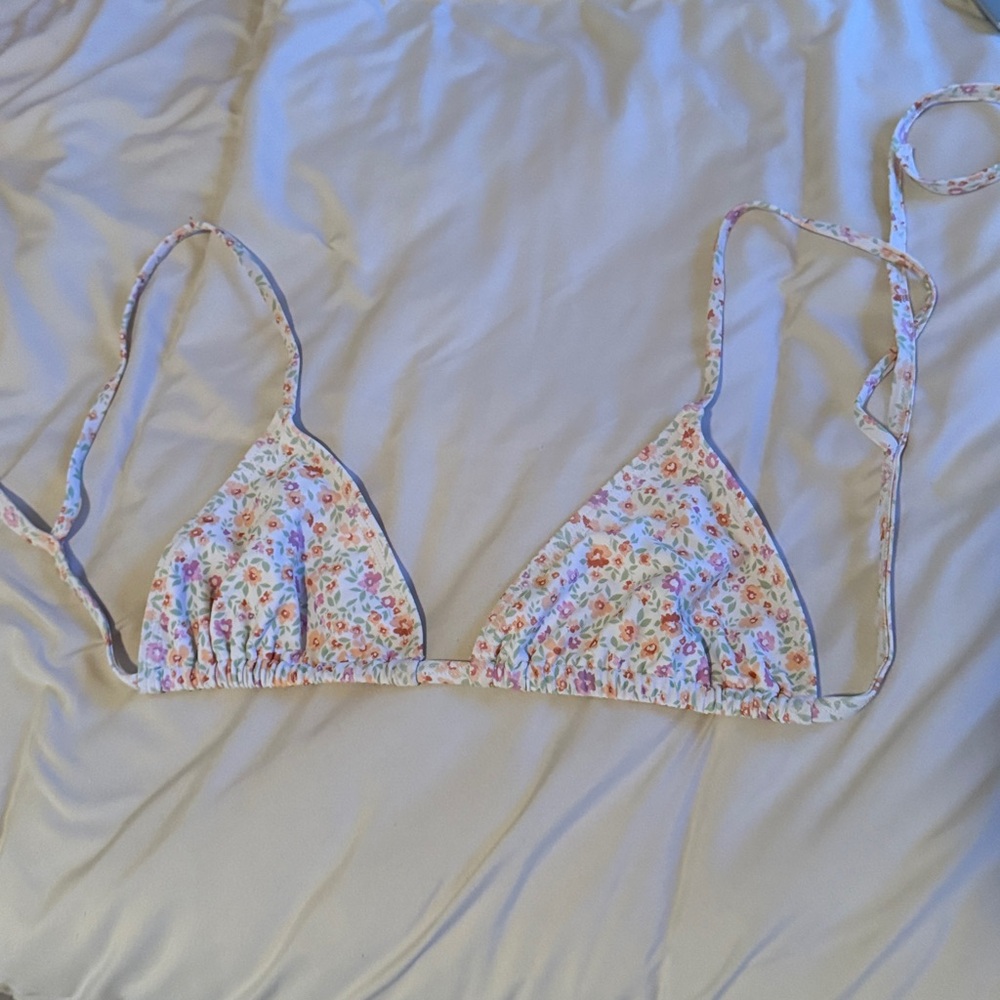 Kulani Kinis Pastel Floral Bikini Top